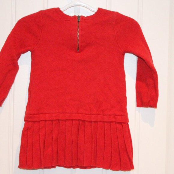 2/$20 🏷 Gap Red Knit Dress Size 12-18m - Picture 3 of 3